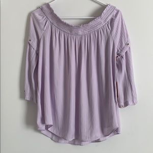 J-Lo off shoulder top